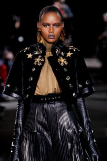 Givenchy Fall 2012 Gold Turtleneck Blouse - Lyst