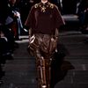 Givenchy Fall 2012 Brown Crew Neck Raglan Top With Kimono Sleeves & Embellished Neckline in Brown - Lyst