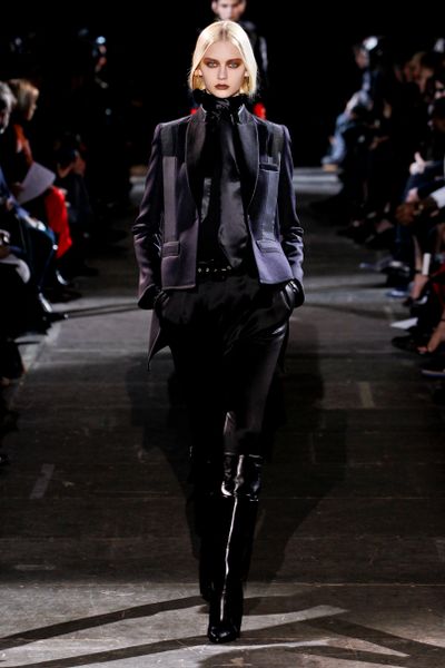 Givenchy Fall 2012 OverTheKnee Leather Wedge Boots in Black - Lyst