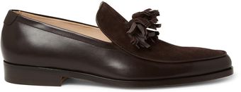 Mr. Hare Genet Tasselled Suede and Leather Loafers - Lyst