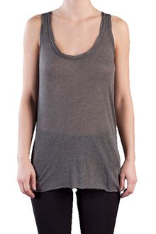 Rag & Bone Scoop Neck Tank in Dark Grey - Lyst