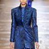 Stella Mccartney Fall 2012 Blue Mini Dress In Botanical Embroidery in Blue - Lyst