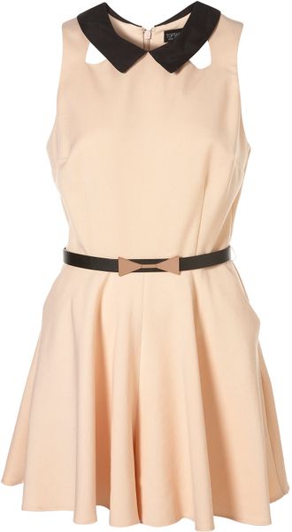 Topshop Full Skirted Playsuit - Lyst
