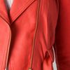 Veda Matisse Leather Jacket in Pink (coral) - Lyst