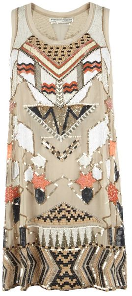 AllSaints Newaz Mini Dress - Lyst
