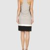 Alysi Short Dress in Gray (grey) - Lyst