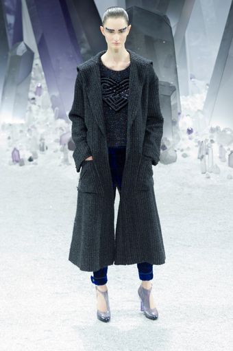 Chanel Fall 2012 Tweed Sweater with Heart Shaped Applique - Lyst