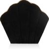 Charlotte Olympia Suede Shell Clutch in Black - Lyst