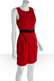 Cynthia Steffe Cherry Tomato Draped Front Phoenix Dress - Lyst
