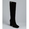 Diane Von Furstenberg Black Suede Youth Tall Boots in Black - Lyst
