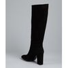 Diane Von Furstenberg Black Suede Youth Tall Boots in Black - Lyst