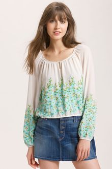 Free People Embroidered Peasant Top - Lyst