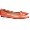 J.crew Viv Patentleather Ballet Flats in Orange (nude) - Lyst