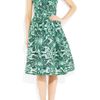 Jonathan Saunders Yvie Printed Cottonblend Twill Dress in Green (mint) - Lyst
