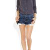 Ksubi Alberceque Leopardprint Cutoff Denim Shorts in Blue (leopard) - Lyst