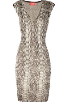 Lanvin Serpent Knitted Silk-Blend Dress - Lyst