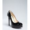 Pour La Victoire Black Patent Leather Hidden Platform Pumps in Black - Lyst