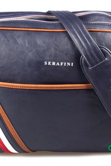Serafini Challenge Bag Blue Letaher France - Lyst