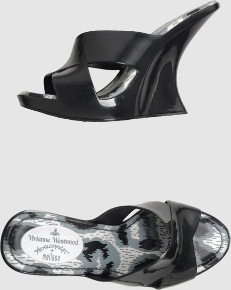 Vivienne Westwood Anglomania Wedge in Black - Lyst