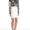 Alexander Wang Botanical Ombre Cropped Hoodie in Gray (grey scale) - Lyst