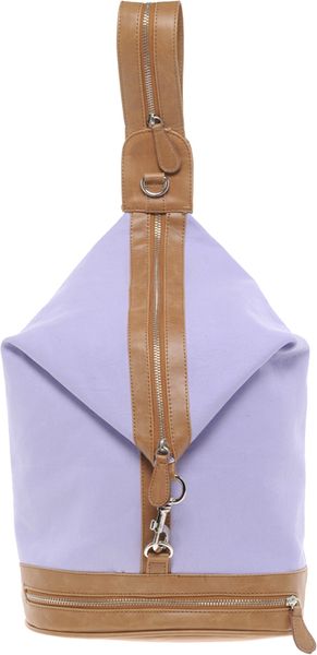 Asos Plain Duffle Backpack in Purple (lavender) - Lyst