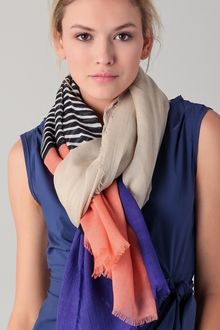 Diane Von Furstenberg Linescape Scarf - Lyst