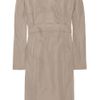 Jil Sander Wardrobe Satintwill Dress in Brown (taupe) - Lyst