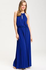 Maggy London Iridescent Jersey Maxi Dress