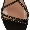 Alaïa Studded Suede Sandals in Brown (black) - Lyst