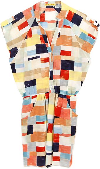 Alice + Olivia Taryn Butterfly Dolman Dress - Lyst