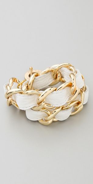 CC Skye Double Wrap Woven Bracelet - Lyst