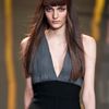 Elie Saab Fall 2012 DeepV Bodycon Dress in Gray (black) - Lyst