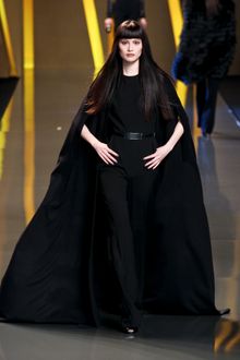 Elie Saab Fall 2012 Floor-Length Cape Coat - Lyst