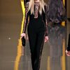 Elie Saab Fall 2012 Sheer Floral/Branch Detail Inset Evening Dress in Black - Lyst