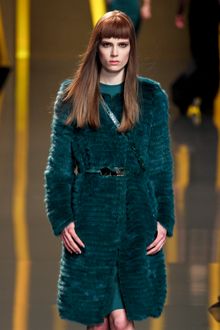 Elie Saab Fall 2012 Quilted Fur Coat  - Lyst