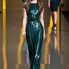 Elie Saab Fall 2012 Sequin Embellished CapSleeve Evening Gown in Blue - Lyst