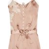 Elle Macpherson Maria Stretch Silksatin Playsuit in Beige (blush) - Lyst