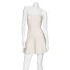 Hervé Léger Strapless Flared Bandage Dress: Ivory in White - Lyst