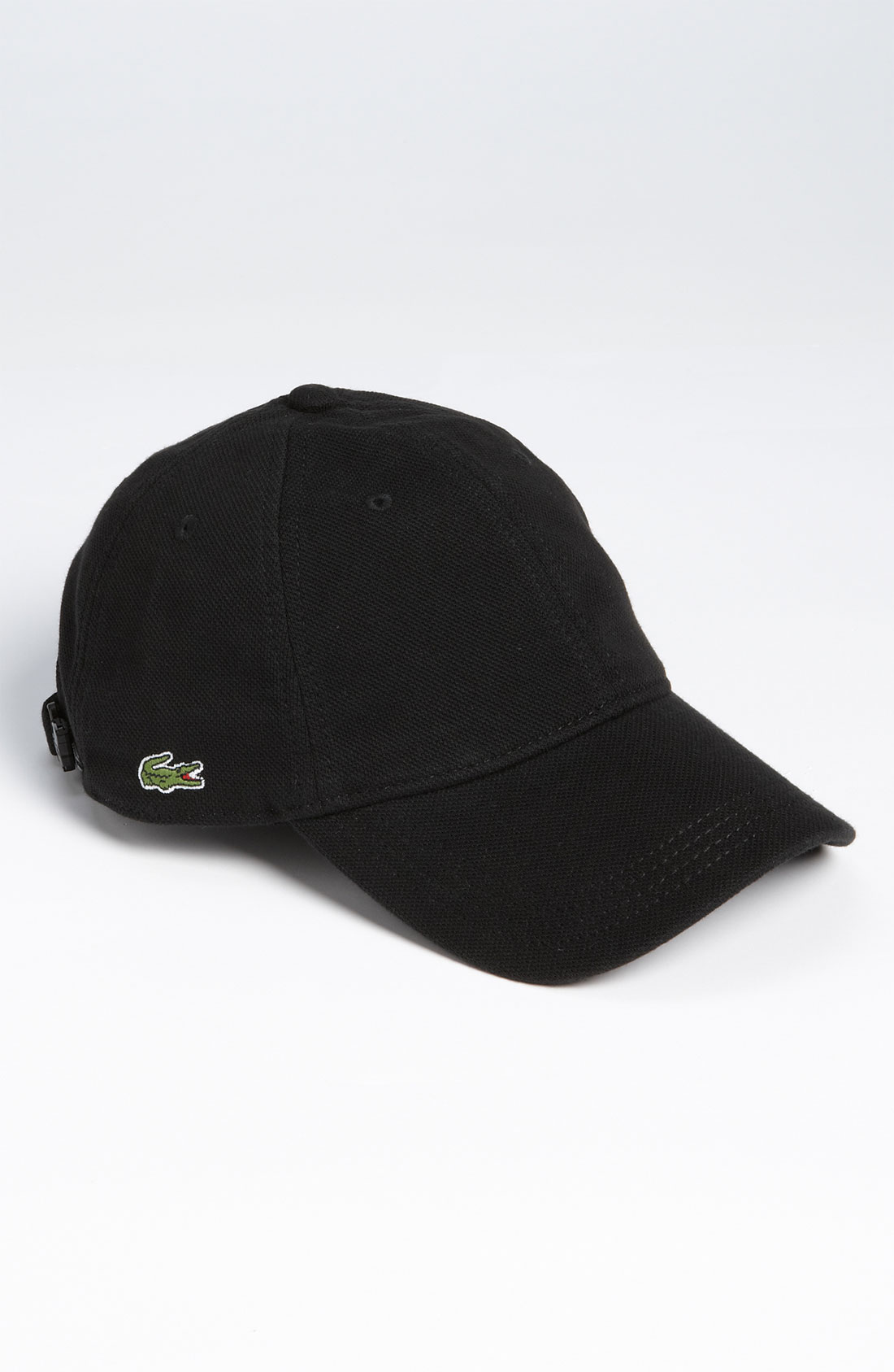 mens black lacoste cap