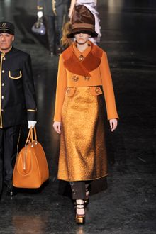 Louis Vuitton Fall 2012 Floral Button Detail Wool Pants - Lyst