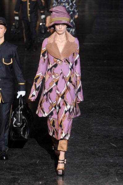 Louis Vuitton Fall 2012 Slim Cropped Pants  in Brown - Lyst