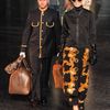 Louis Vuitton Fall 2012 Floral Button Detail Pants in Black - Lyst