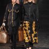 Louis Vuitton Fall 2012 Floral Button Detail Pants in Black - Lyst