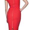 Narciso Rodriguez Cap Sleeve Dress in Red - Lyst