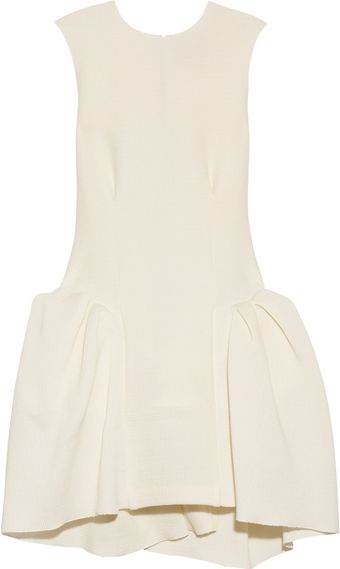 Roksanda Ilincic Agnes Pleated Cotton-blend Dress - Lyst