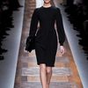 Valentino Fall 2012 KneeLength Formal Black Dress with Bell Sleeves  in Black - Lyst