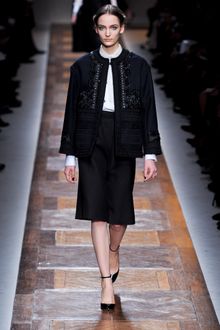 Valentino Fall 2012 Knee-Length Black Skirt  - Lyst