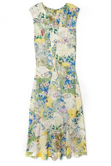 Erdem Treasa Sleeveless Panel Dress - Lyst