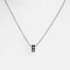 Marc By Marc Jacobs Classic Marc Sweetie Pendant Necklace in Black (black/ silver) - Lyst