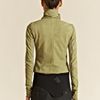 Rick Owens Womens Leather Biker Jacket in Green - Lyst
